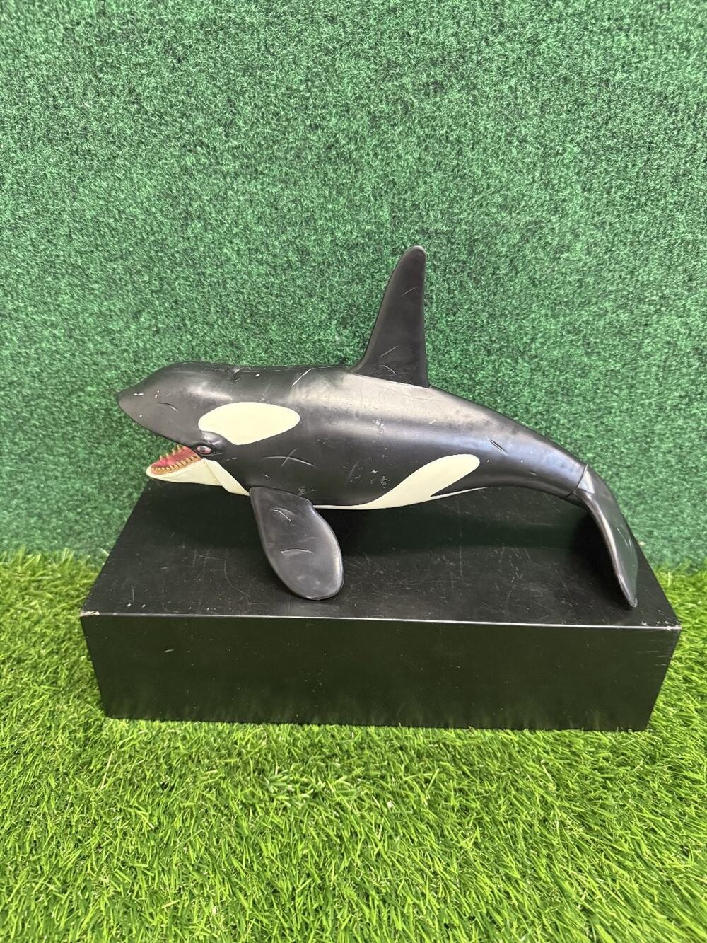 Chap Mei Killer Whale Orca Action Figure Toy Marine Life Animal 14" Long HK